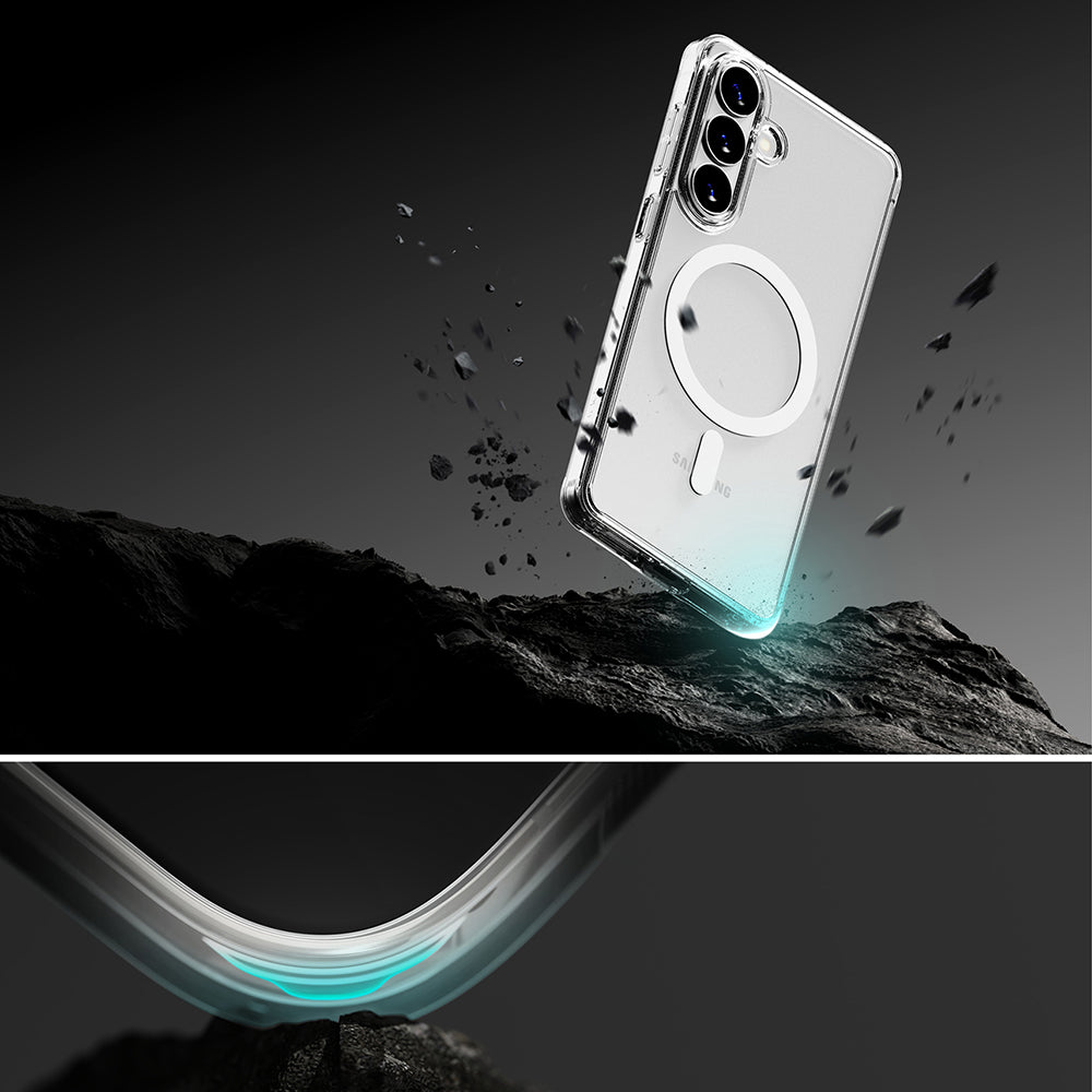 Futrola MagSafe za Samsung Galaxy S26 Plus S947, Ringke, Fusion, Mat Transparent