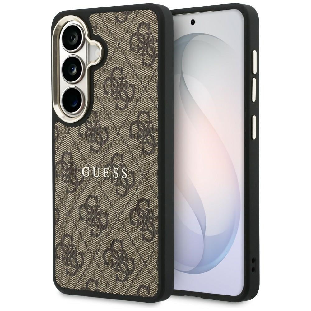 Futrola MagSafe za Samsung Galaxy S26 Plus S947, Guess, 4G Embossed Ring, Braon