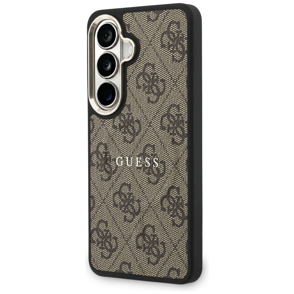 Futrola MagSafe za Samsung Galaxy S26 Plus S947, Guess, 4G Embossed Ring, Braon