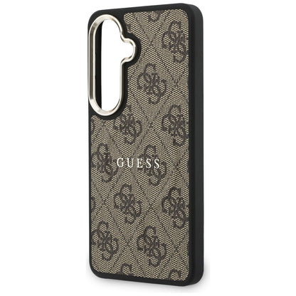 Futrola MagSafe za Samsung Galaxy S26 Plus S947, Guess, 4G Embossed Ring, Braon