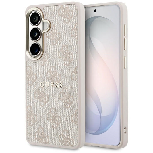 MagSafe futrola za Samsung Galaxy S26 Plus S947, Guess, 4G Embossed Ring, Roze