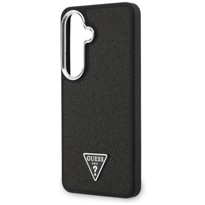 MagSafe futrola za Samsung Galaxy S26 Plus S947, Guess, Fixed Glitter Triangle Logo, Crna