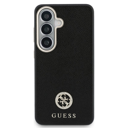 Futrola MagSafe za Samsung Galaxy S26 Plus S947, Guess, Rhinestone Round Logo, Crna