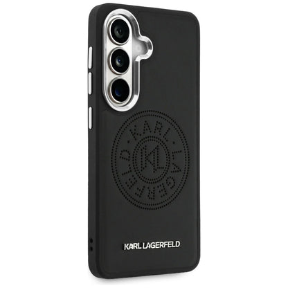 MagSafe futrola za Samsung Galaxy S26 Plus S947, Karl Lagerfeld, Karl Round Point Logo, Crna