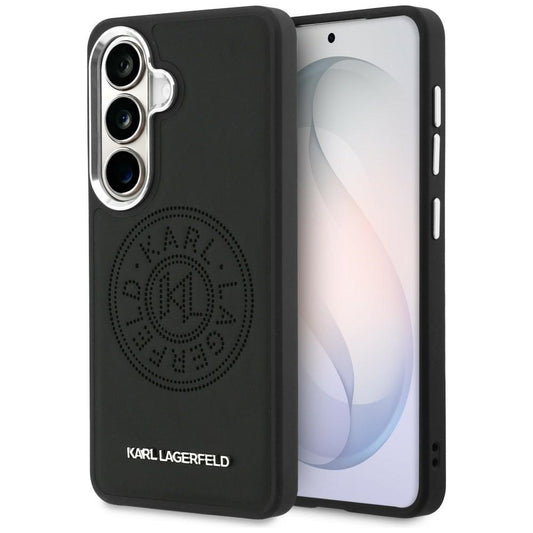 MagSafe futrola za Samsung Galaxy S26 Plus S947, Karl Lagerfeld, Karl Round Point Logo, Crna