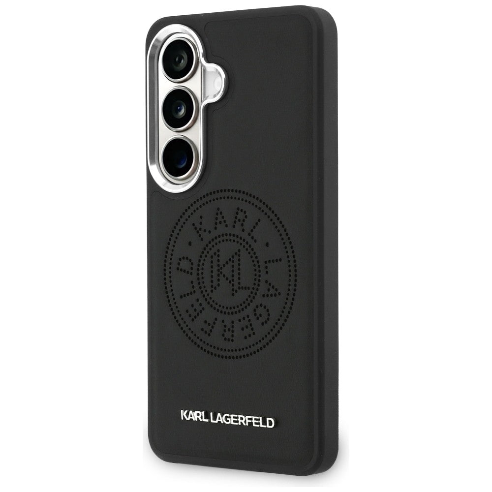 MagSafe futrola za Samsung Galaxy S26 Plus S947, Karl Lagerfeld, Karl Round Point Logo, Crna