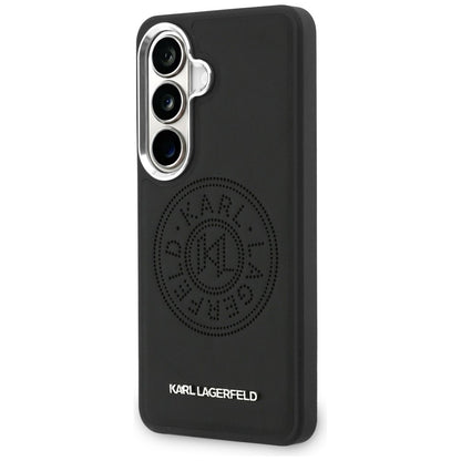 MagSafe futrola za Samsung Galaxy S26 Plus S947, Karl Lagerfeld, Karl Round Point Logo, Crna