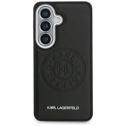 MagSafe futrola za Samsung Galaxy S26 Plus S947, Karl Lagerfeld, Karl Round Point Logo, Crna