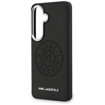 MagSafe futrola za Samsung Galaxy S26 Plus S947, Karl Lagerfeld, Karl Round Point Logo, Crna