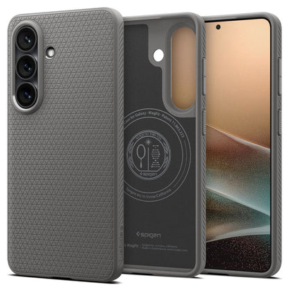 Futrola MagSafe za Samsung Galaxy S26 Plus S947, Spigen, Liquid Air, Siva ACS10705