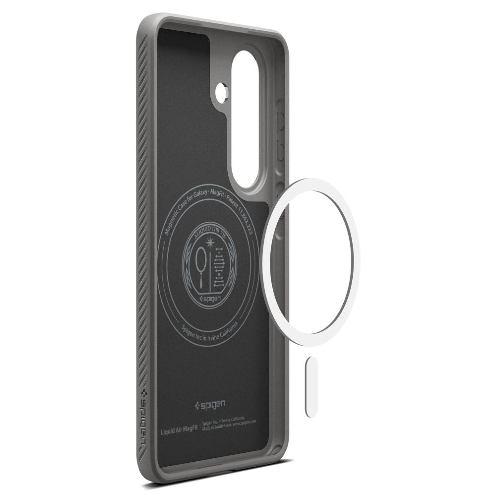 Futrola MagSafe za Samsung Galaxy S26 Plus S947, Spigen, Liquid Air, Siva ACS10705