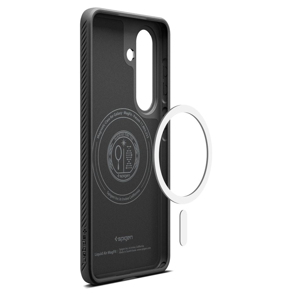 Futrola MagSafe za Samsung Galaxy S26 Plus S947, Spigen, Liquid Air, Crna Mat ACS10704