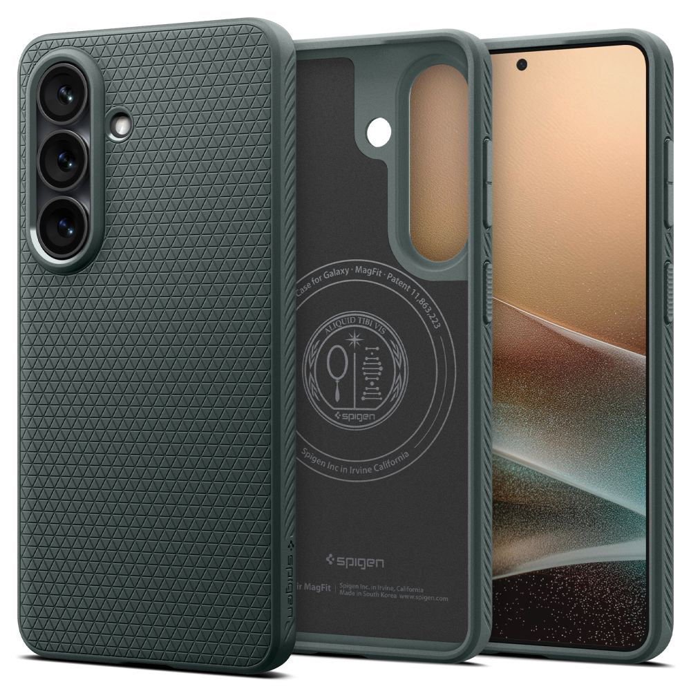 Futrola MagSafe za Samsung Galaxy S26 Plus S947, Spigen, Liquid Air, Zelena ACS10706