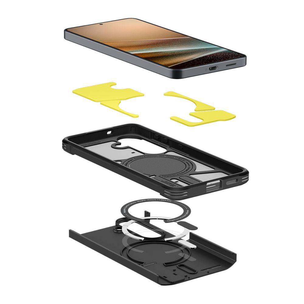 Futrola MagSafe za Samsung Galaxy S26 Plus S947, Spigen, Tough Armor, Crna ACS10713