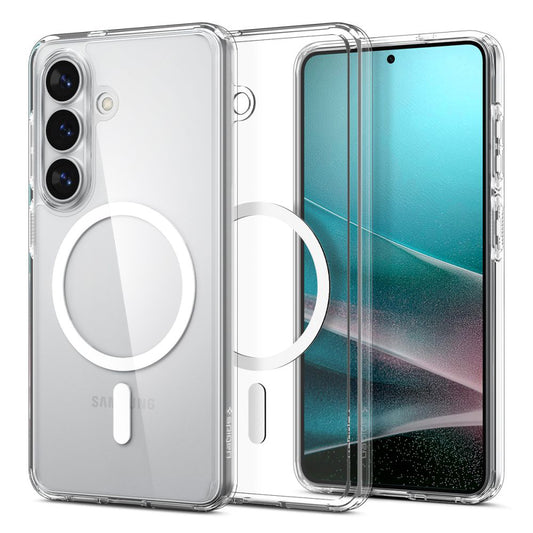 Futrola MagSafe za Samsung Galaxy S26 Plus S947, Spigen, Ultra Hybrid, Transparentna Bela ACS10709