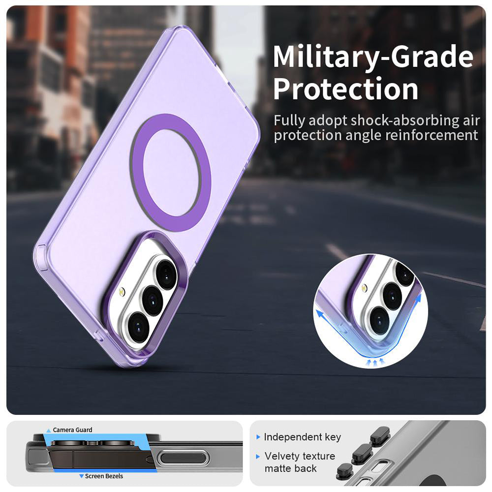 MagSafe futrola za Samsung Galaxy S26 Plus S947, Techsuit, CandyCase, Ljubičasta