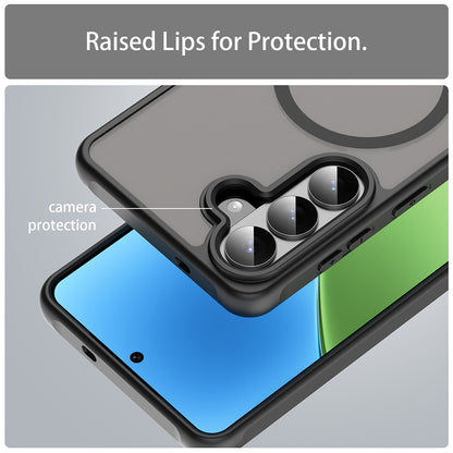 Futrola MagSafe za Samsung Galaxy S26 Plus, Techsuit, HaloFrost II, Crna