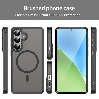 Futrola MagSafe za Samsung Galaxy S26 Plus, Techsuit, HaloFrost II, Crna