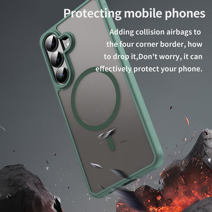 Futrola MagSafe za Samsung Galaxy S26 Plus, Techsuit, HaloFrost II, Zelena