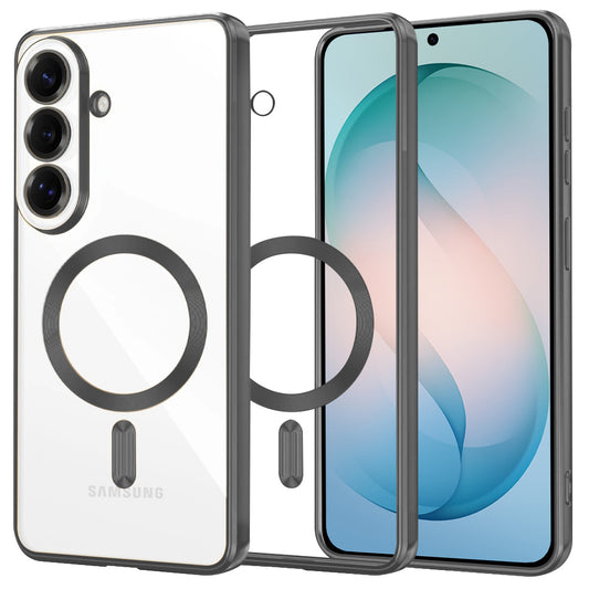 Futrola MagSafe za Samsung Galaxy S26 Plus, Techsuit, Luxury Crystal, Crna