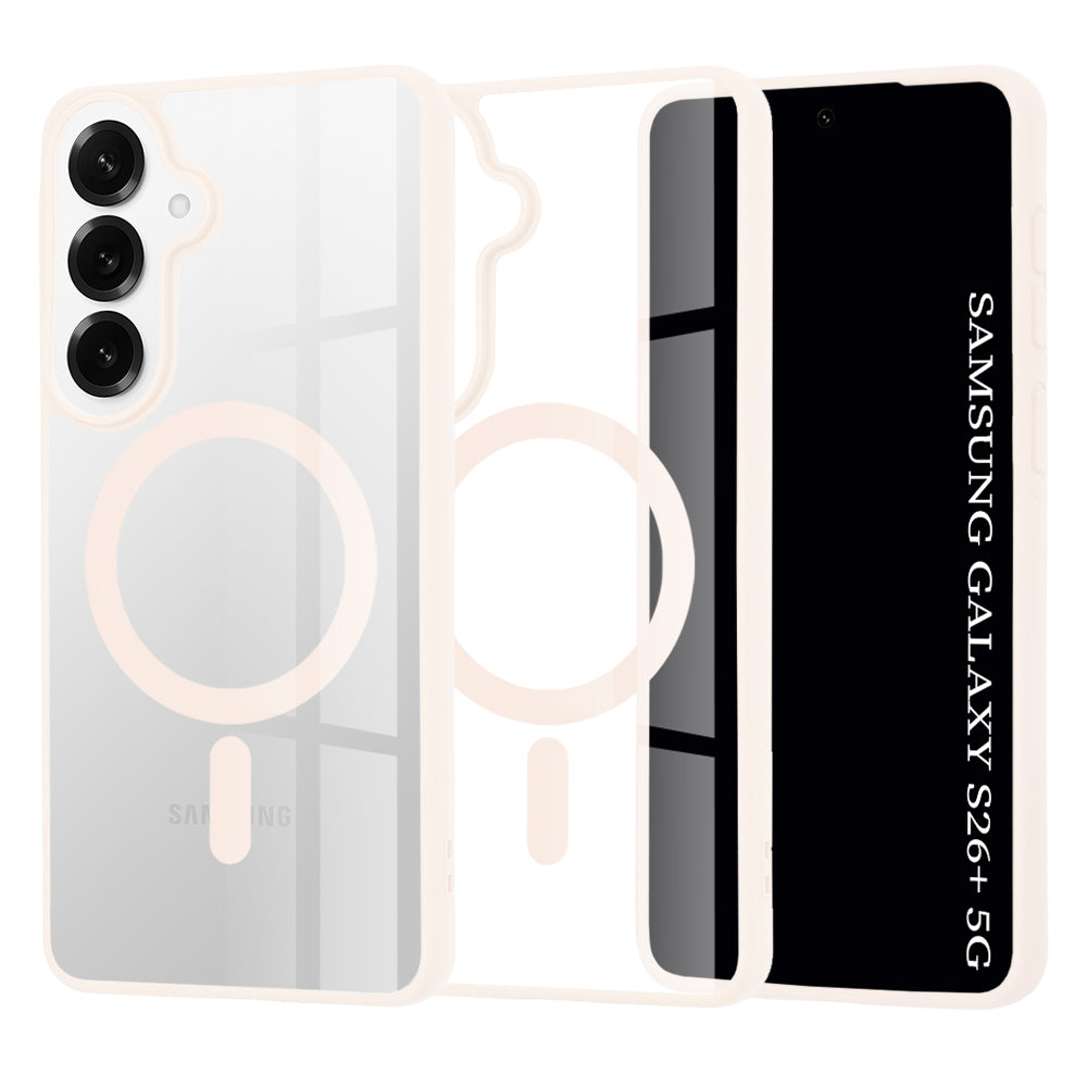 Futrola MagSafe za Samsung Galaxy S26 Plus, Techsuit, Pro, Roze