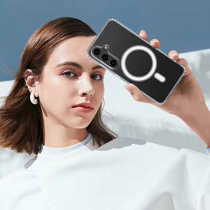 Futrola MagSafe za Samsung Galaxy S26 Plus, Techsuit, Pro, Transparentna