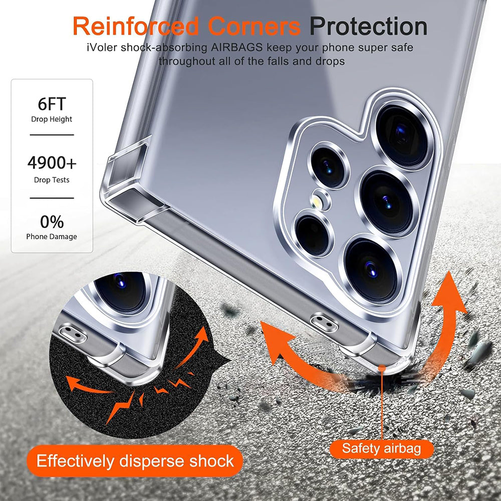 Futrola MagSafe za Samsung Galaxy S26 Plus, Techsuit, Shockproof, Transparentna