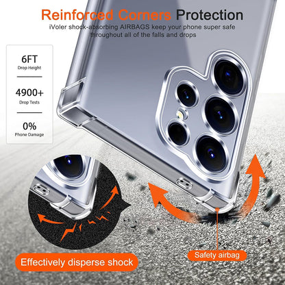 Futrola MagSafe za Samsung Galaxy S26 Plus, Techsuit, Shockproof, Transparentna