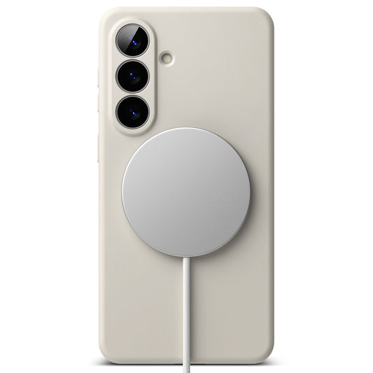 Futrola MagSafe za Samsung Galaxy S26, Ringke, Silikon, Krem