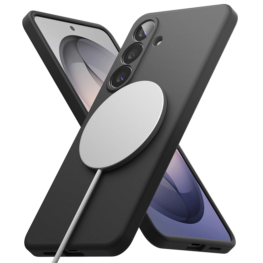 Futrola MagSafe za Samsung Galaxy S26 S942, Ringke, Silikon, Crna