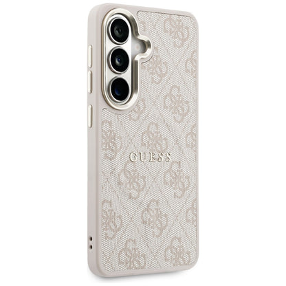 MagSafe futrola za Samsung Galaxy S26 S942, Guess, 4G Embossed Ring, Roze Crna