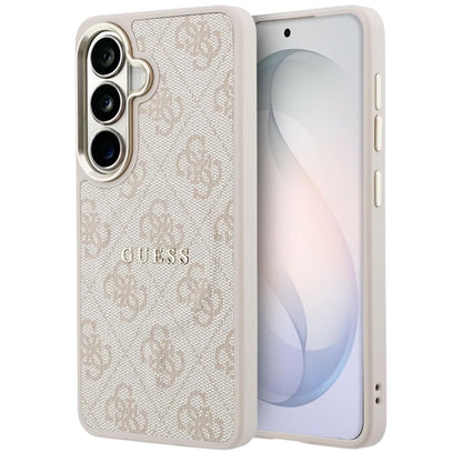 Futrola MagSafe za Samsung Galaxy S26 S942, Guess, 4G Embossed Ring, Roze