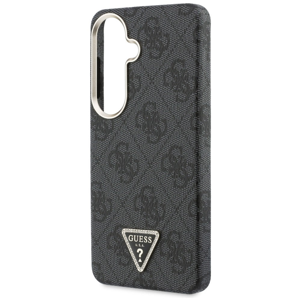 Futrola MagSafe za Samsung Galaxy S26 S942, Guess, 4G Triangle Logo, Crna