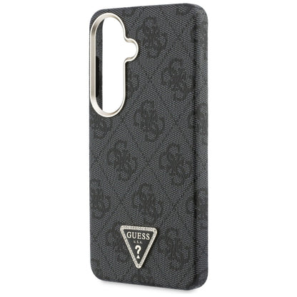 Futrola MagSafe za Samsung Galaxy S26 S942, Guess, 4G Triangle Logo, Crna