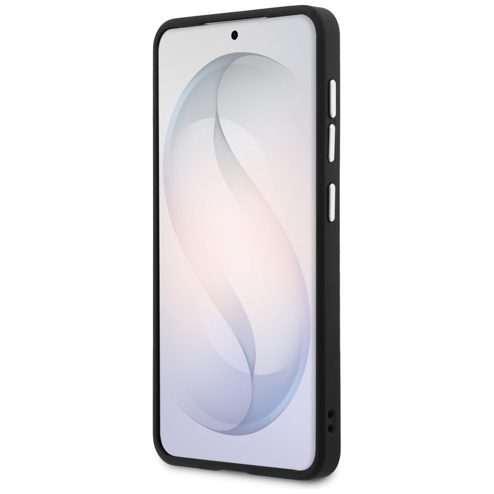 Husa MagSafe za Samsung Galaxy S26 S942, Guess, Embossed Ring Triangle Logo, Crna