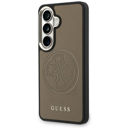Husa MagSafe za Samsung Galaxy S26 S942, Guess, Perforated Logo, Braon