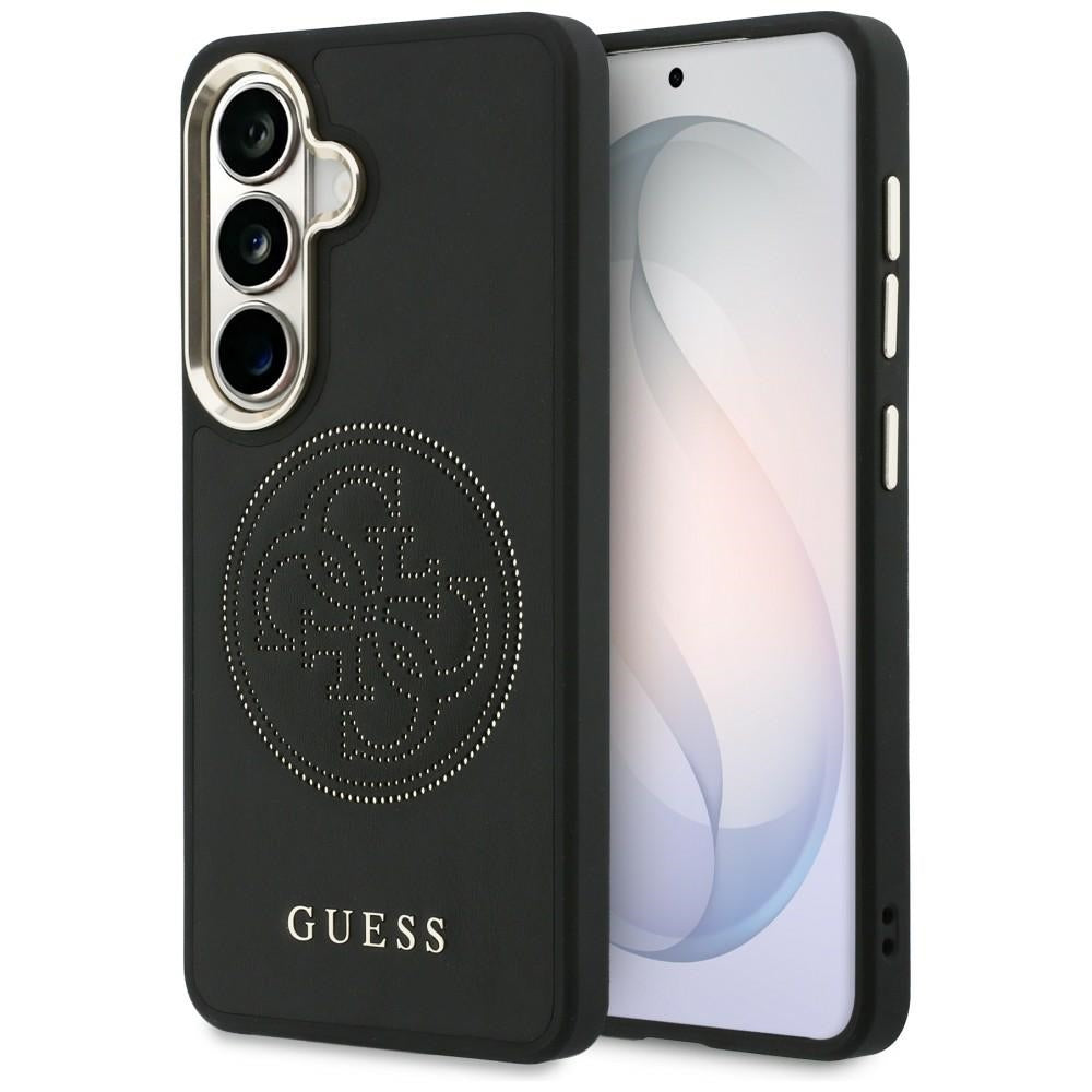 Husa MagSafe za Samsung Galaxy S26 S942, Guess, Perforated Logo, Crna