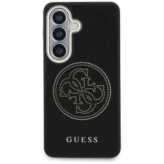 Husa MagSafe za Samsung Galaxy S26 S942, Guess, Perforated Logo, Crna