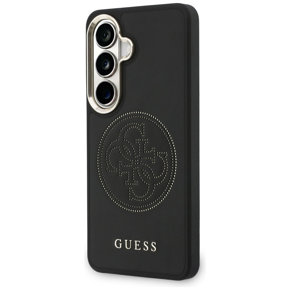 Husa MagSafe za Samsung Galaxy S26 S942, Guess, Perforated Logo, Crna