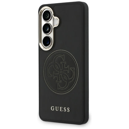 Husa MagSafe za Samsung Galaxy S26 S942, Guess, Perforated Logo, Crna