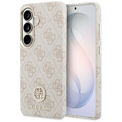 Futrola MagSafe za Samsung Galaxy S26 S942, Guess, Rhinestone Round Logo, Roze