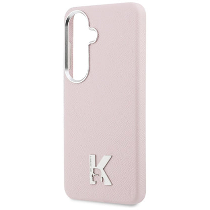 Futrola MagSafe za Samsung Galaxy S26 S942, Karl Lagerfeld, Karl Head Logo, Roze