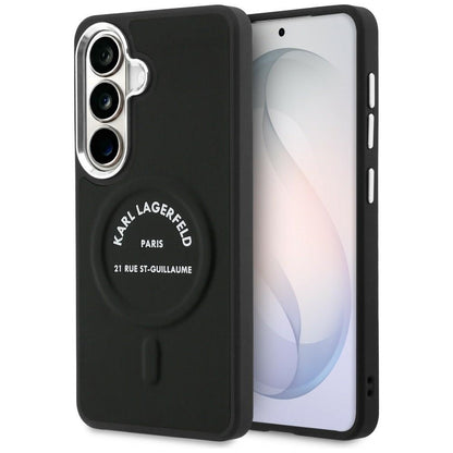 Futrola MagSafe za Samsung Galaxy S26 S942, Karl Lagerfeld, Karl RSG Logo, Crna