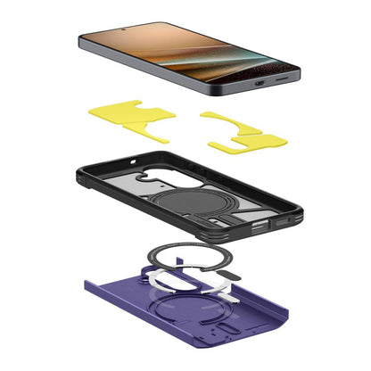 Futrola MagSafe za Samsung Galaxy S26 S942, Spigen, Tough Armor, Ljubičasta ACS11221