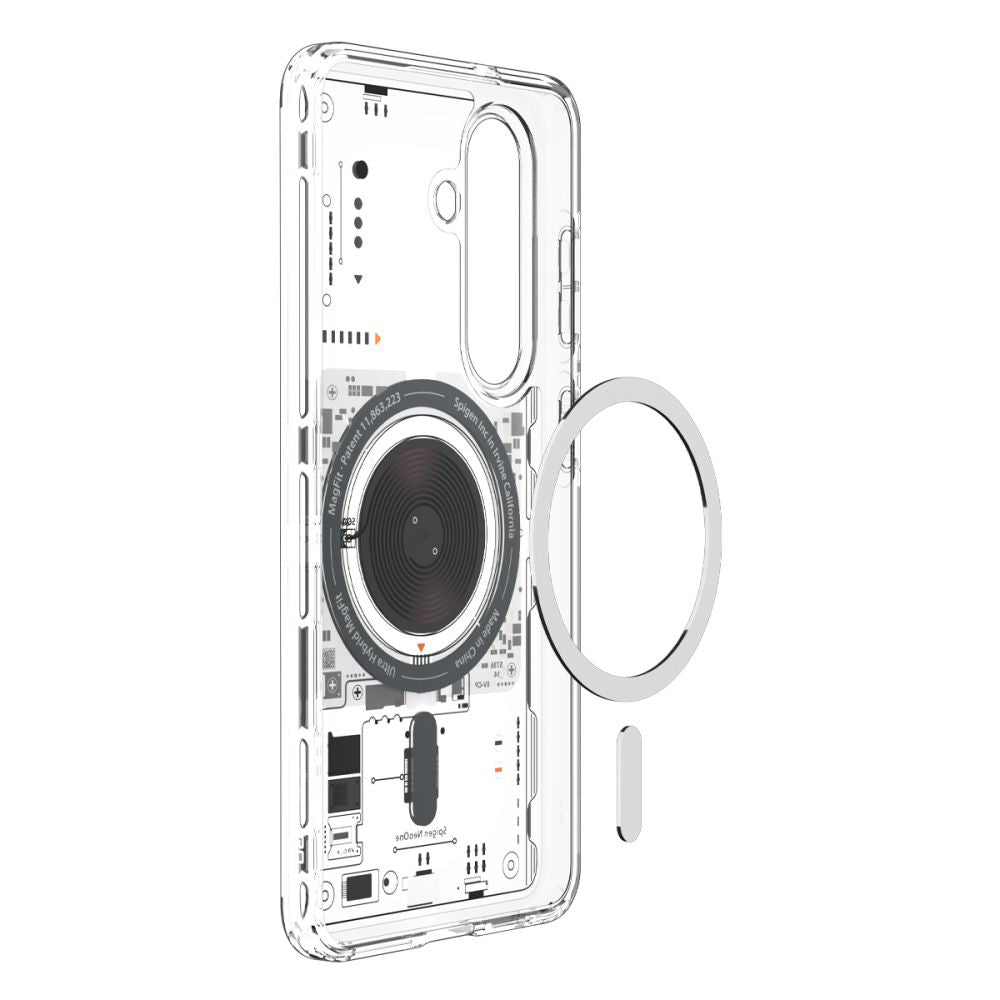 Husa MagSafe za Samsung Galaxy S26 S942, Spigen, Ultra Hybrid Neo One, Transparentna ACS11218