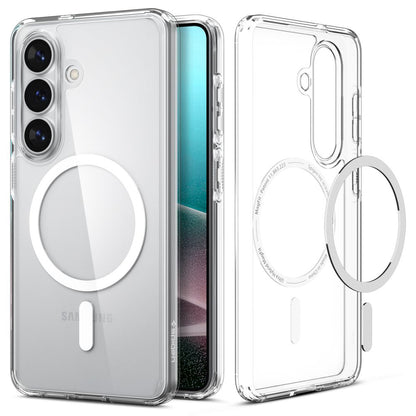 Husa MagSafe za Samsung Galaxy S26 S942, Spigen, Ultra Hybrid, Transparentna Bela ACS10734