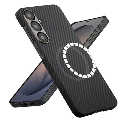 Futrola MagSafe za Samsung Galaxy S26, Techsuit, Aramid Fiber, Crna