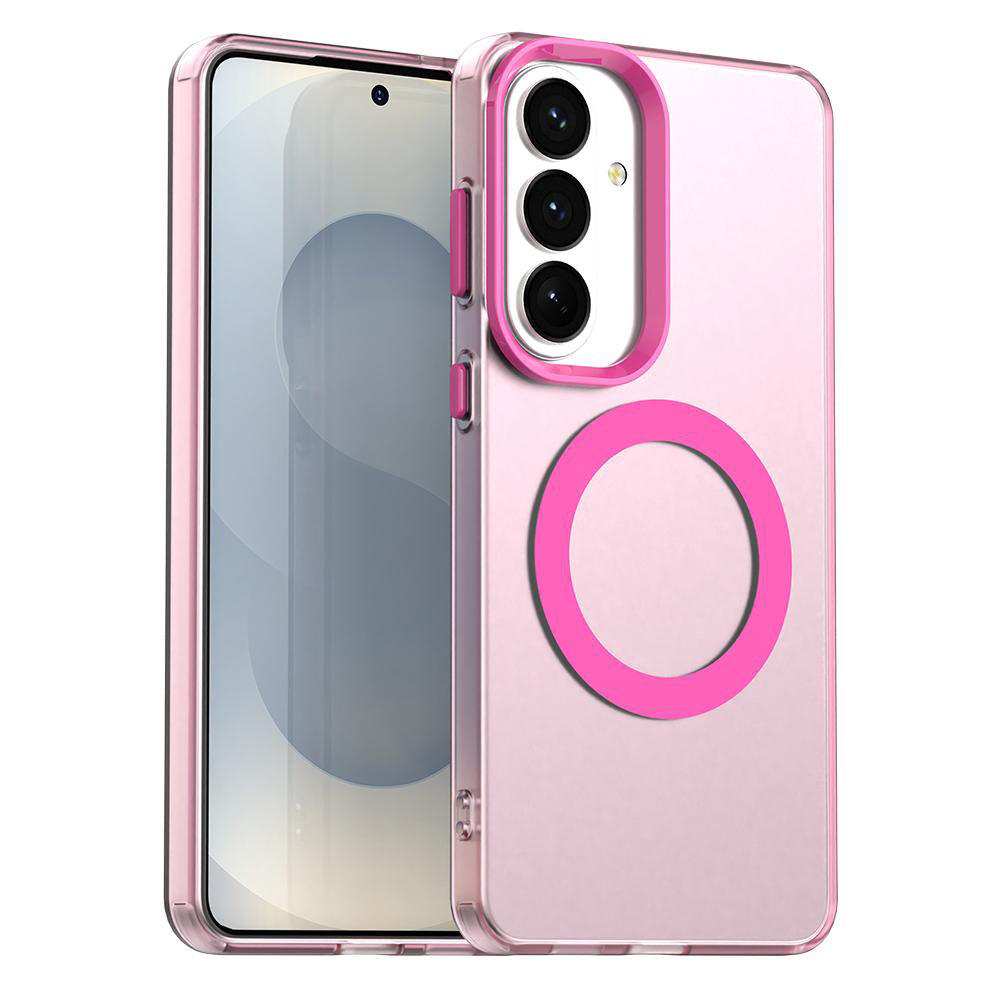 Futrola MagSafe za Samsung Galaxy S26 S942, Techsuit, CandyCase, Roze