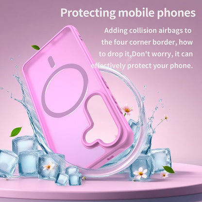 Futrola MagSafe za Samsung Galaxy S26, Techsuit, HaloFrost II, Roze