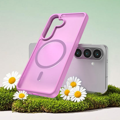 Futrola MagSafe za Samsung Galaxy S26, Techsuit, HaloFrost II, Roze